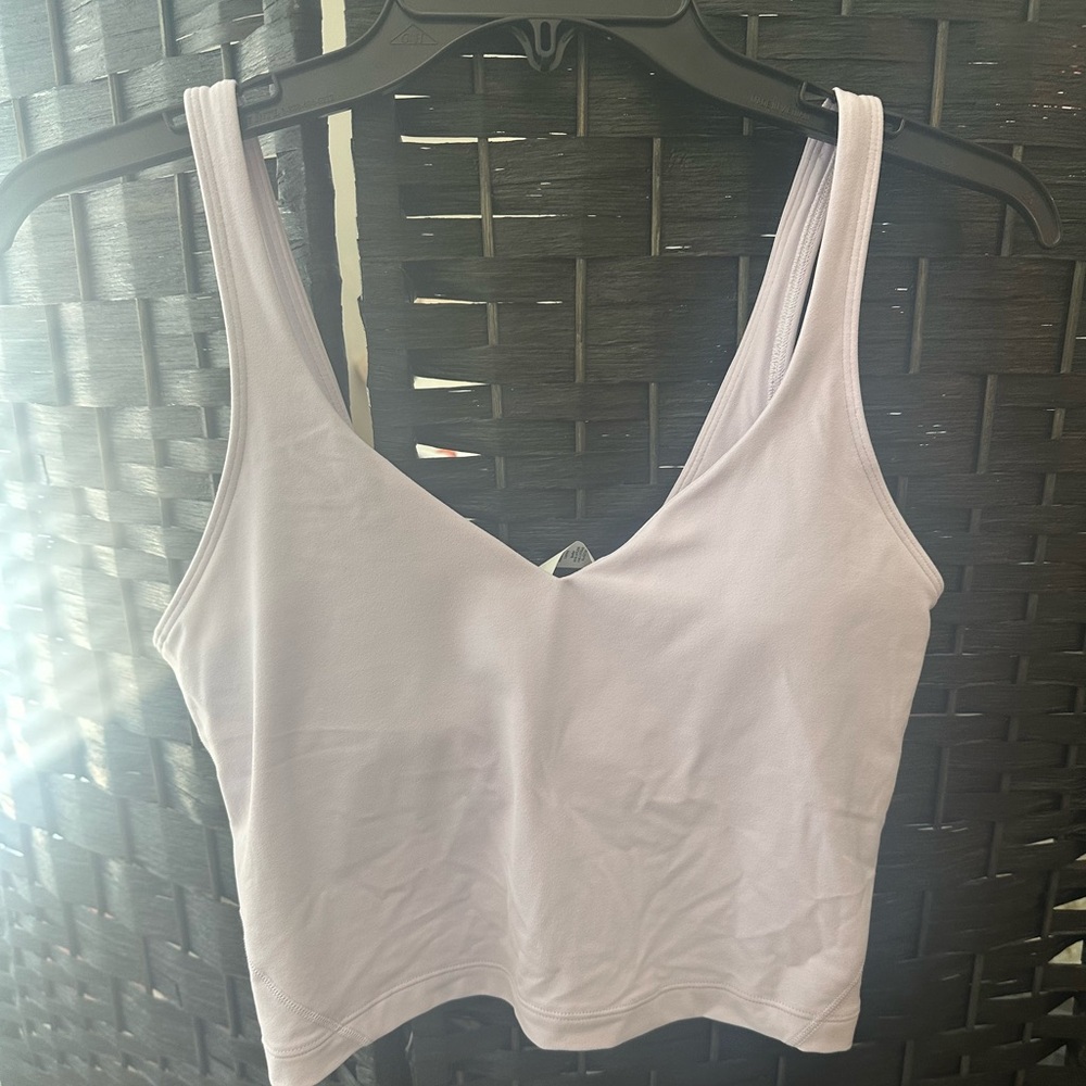 Lululemon align tank in lilac size 8